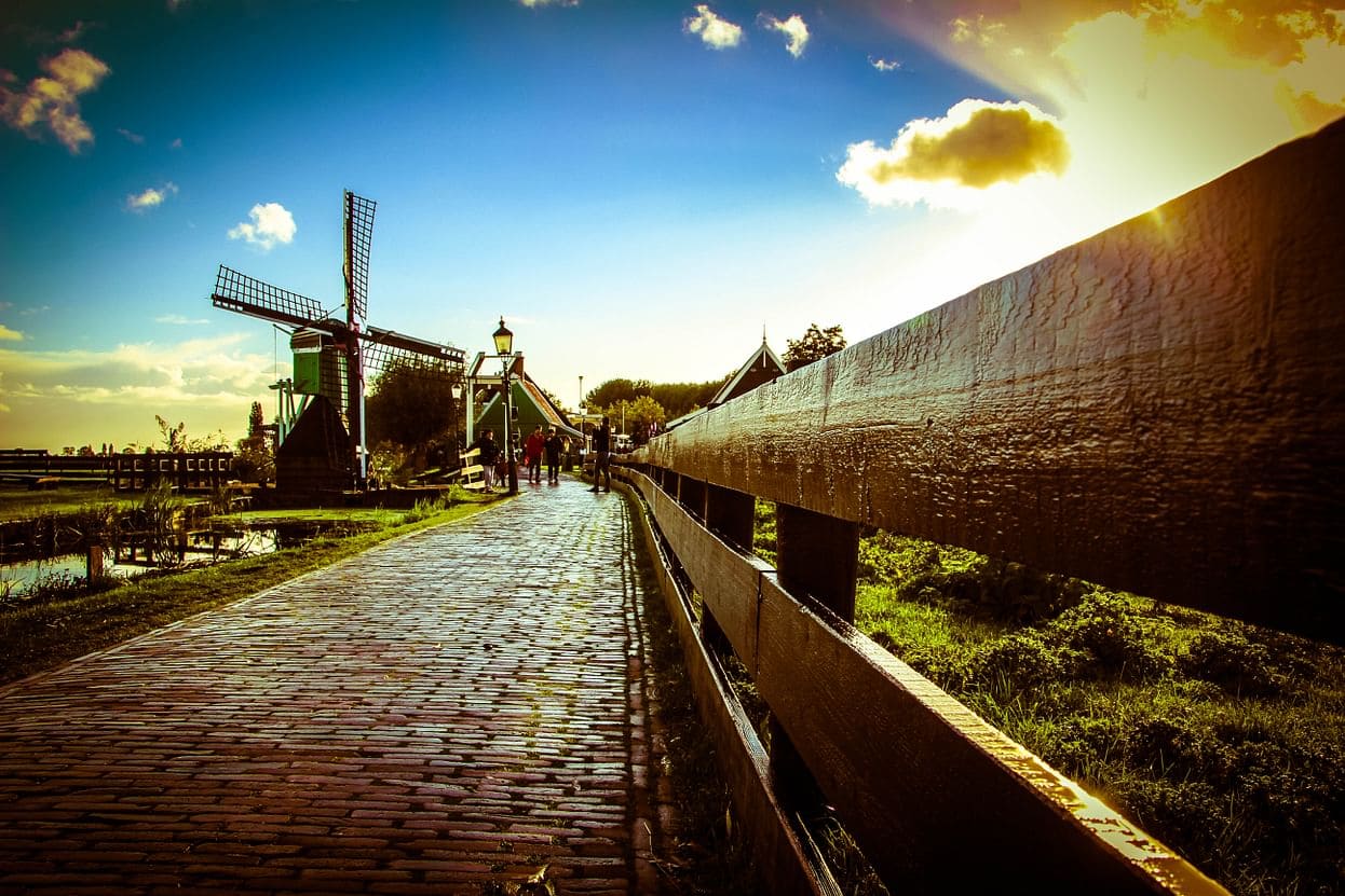 Zaanse Schans unas de las ciudades más tradicionales de Países Bajos