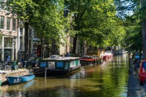 Casas flotantes en Ámsterdam