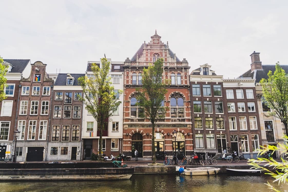 Casas flotantes en Ámsterdam